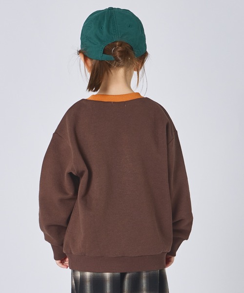 セール】【ぬくふわ】裏起毛 うまモチーフ刺繍スウェット（スウェット