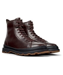 美品カンペール CAMPER 27.5㎝ダークブラウン レザーハイカットブーツ CA748BM13202_thumb.jpg