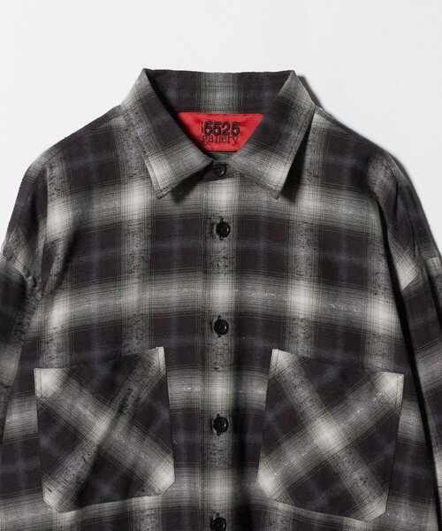 セール】【別注】 ＜5525gallery＞チェック ネル シャツ 1（シャツ