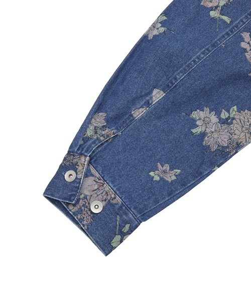 セール】・SUGAR SPOON フラワーptオーバーGジャン（デニムジャケット