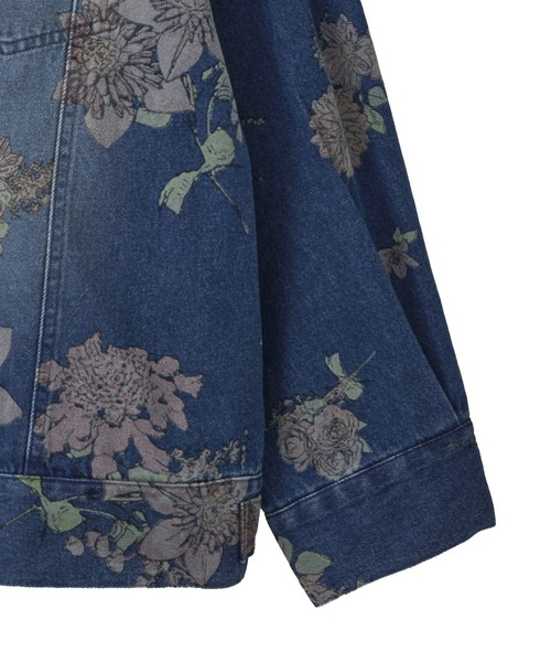 セール】・SUGAR SPOON フラワーptオーバーGジャン（デニムジャケット