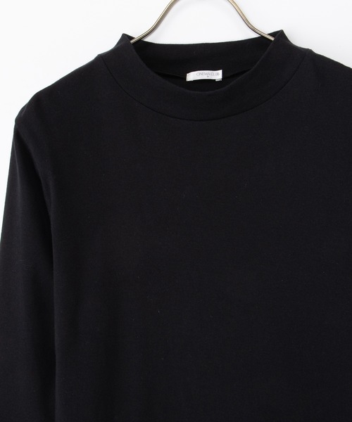 Honeys(ハニーズ)の「【ハニぽか・吸湿発熱】あったか綿ハイネックT(Tシャツ/カットソー・レディース・ブラック/アイボリー/グリーン/ラベンダー/イエロー・LL/L/S/M)」の21枚目の写真