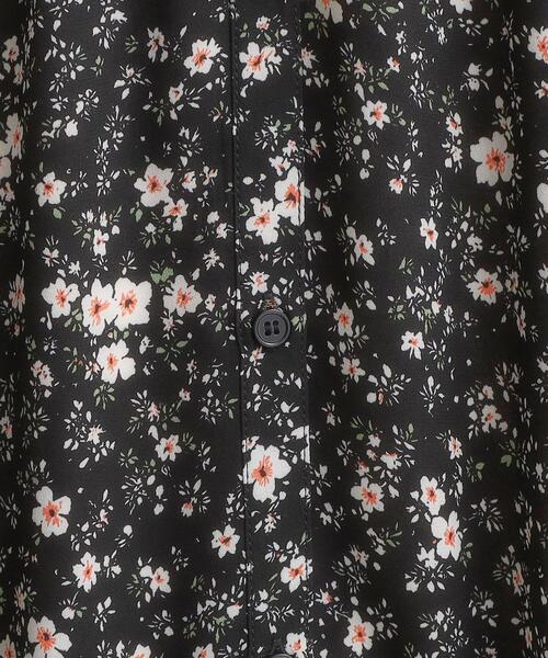 Cutie Blonde（キューティーブロンド）の「【前後2WAY】1枚で着映える フラワープリント マキシワンピース（ワンピース・レディース・ブラック系6/ネイビー系5・00）」の9枚目の写真