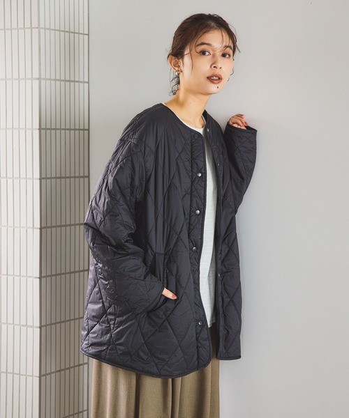 studio CLIP（スタディオクリップ）の「リバーシブルキルトブルゾン（ブルゾン・レディース・スモーク/モカ/オフホワイト/カーキ・FREE）」の17枚目の写真