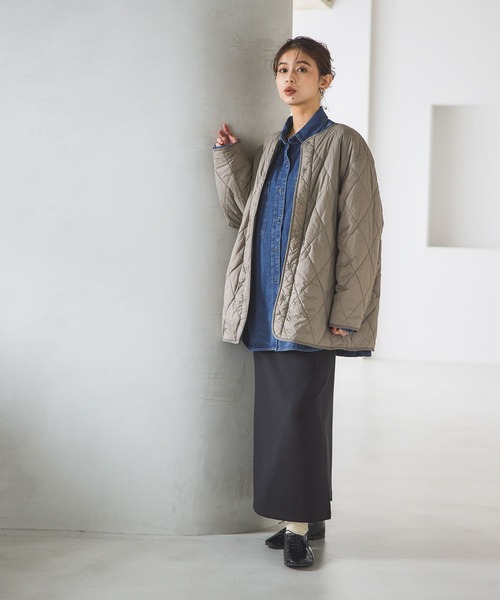 セール】リバーシブルキルトブルゾン（ブルゾン）｜studio CLIP