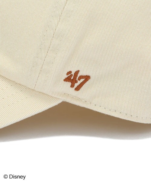 '47（フォーティーセブン）の「【'47】クリーンナップ Disney ディズニー チップ&デール [SSL]（キャップ・メンズ・ベージュ/ネイビー・F）」の4枚目の写真
