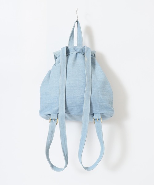crossi(クロッシー)の「Crossi フラップ付ポケットデザイン デニムリュック(バックパック/リュック・レディース・ネイビー/ブルー・FREE)」の11枚目の写真