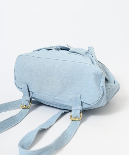 crossi(クロッシー)の「Crossi フラップ付ポケットデザイン デニムリュック(バックパック/リュック・レディース・ネイビー/ブルー・FREE)」の14枚目の写真
