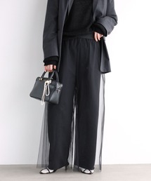 BABYLONE | チュール付き裏毛パンツ(その他パンツ)