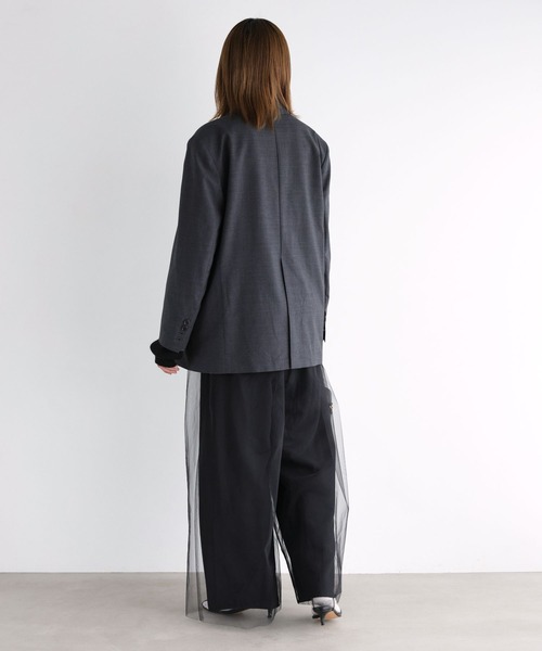 BABYLONE（バビロン）の「チュール付き裏毛パンツ（その他パンツ・レディース・ブラック/グレー・フリー）」の16枚目の写真