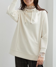 ワイドネックサイド切替プルオーバー