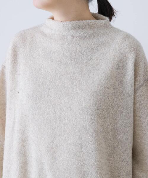 かぐれ(カグレ)の「Boa pullover(Tシャツ/カットソー・レディース・チャコールグレー/ベージュ・FREE)」の12枚目の写真