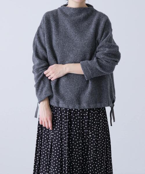 かぐれ(カグレ)の「Boa pullover(Tシャツ/カットソー・レディース・チャコールグレー/ベージュ・FREE)」の18枚目の写真