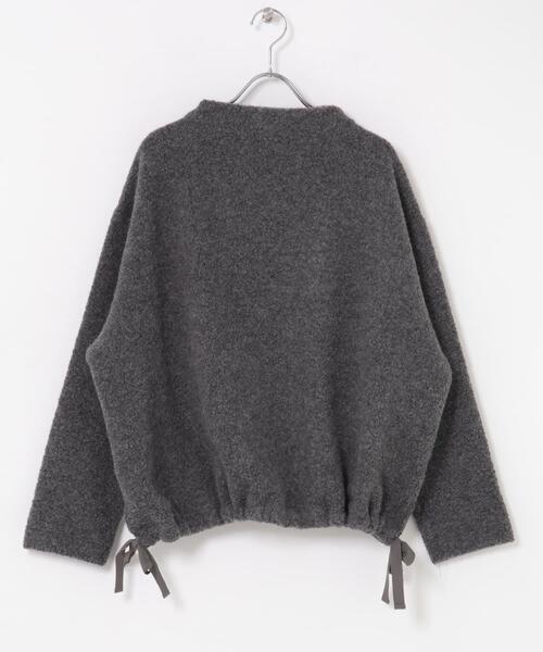 かぐれ(カグレ)の「Boa pullover(Tシャツ/カットソー・レディース・チャコールグレー/ベージュ・FREE)」の22枚目の写真