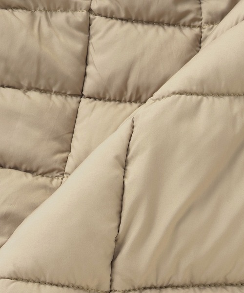 TOKYO SHIRTS（トウキョウシャツ）の「ファイバーダウンコート（ダウンジャケット/コート・レディース・ベージュ/ブラック・M/L）」の16枚目の写真