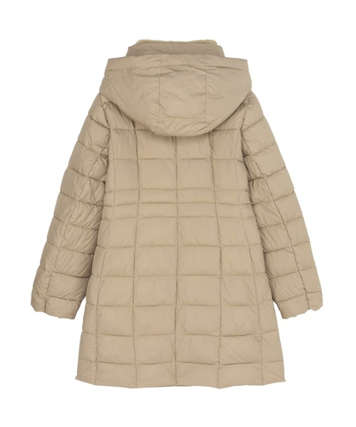 TOKYO SHIRTS（トウキョウシャツ）の「ファイバーダウンコート（ダウンジャケット/コート・レディース・ベージュ/ブラック・M/L）」の12枚目の写真