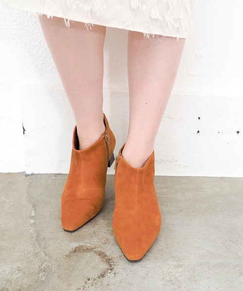 cava cava（サヴァサヴァ）の「防滑│ポインテッドブーティ　1320705（ブーツ・レディース・ブラック/ライトブラウン・22.5cm/23cm/23.5cm/24cm/24.5cm）」の14枚目の写真