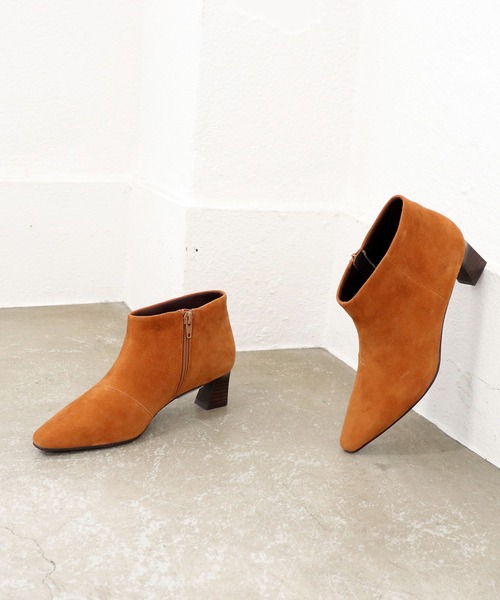 cava cava（サヴァサヴァ）の「防滑│ポインテッドブーティ　1320705（ブーツ・レディース・ブラック/ライトブラウン・22.5cm/23cm/23.5cm/24cm/24.5cm）」の8枚目の写真