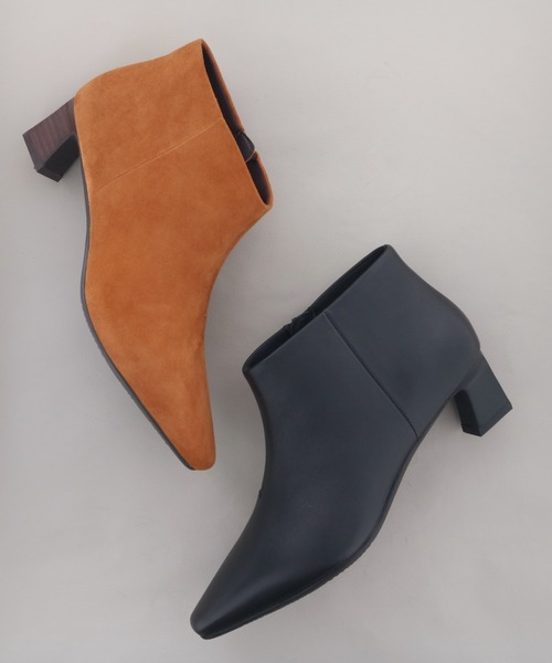 cava cava（サヴァサヴァ）の「防滑│ポインテッドブーティ　1320705（ブーツ・レディース・ブラック/ライトブラウン・22.5cm/23cm/23.5cm/24cm/24.5cm）」の17枚目の写真