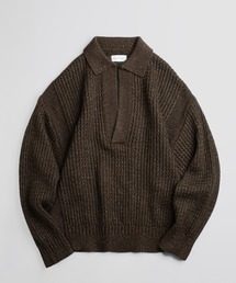 BALLAST ARK（バラストアーク）の「BALLAST ARK / バラストアーク：Sequined Glow Skipper Knit：BA12-KN01[AST]（ニット/セーター）」