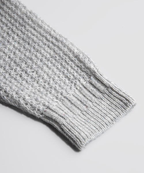 BALLAST ARK（バラストアーク）の「BALLAST ARK / バラストアーク：Sequined Glow Skipper Knit：BA12-KN01[AST]（ニット/セーター・メンズ・グレー/ブラック/ブラウン・M/L）」の15枚目の写真