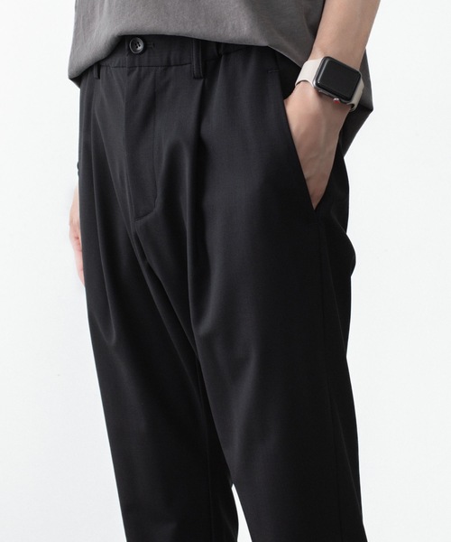 ATTACHMENT(アタッチメント)の「WO/TA ストレッチトロ レギュラーフィット イージートラウザーズ / WO/TA STRETCH TRO REGULAR FIT EASY TROUSERS(スラックス・メンズ・グレー/ブラック/ダークグレー・2/1/4/3)」の5枚目の写真