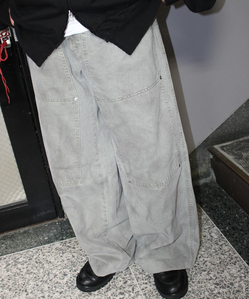 TANAKA(タナカ)の「TANAKA / タナカ WORK JEAN TROUSERS-FOGGY GREEN(デニムパンツ・メンズ・グリーン系その他・31)」の1枚目の写真
