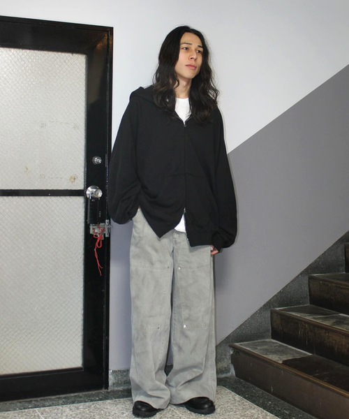 TANAKA(タナカ)の「TANAKA / タナカ WORK JEAN TROUSERS-FOGGY GREEN(デニムパンツ・メンズ・グリーン系その他・31)」の3枚目の写真