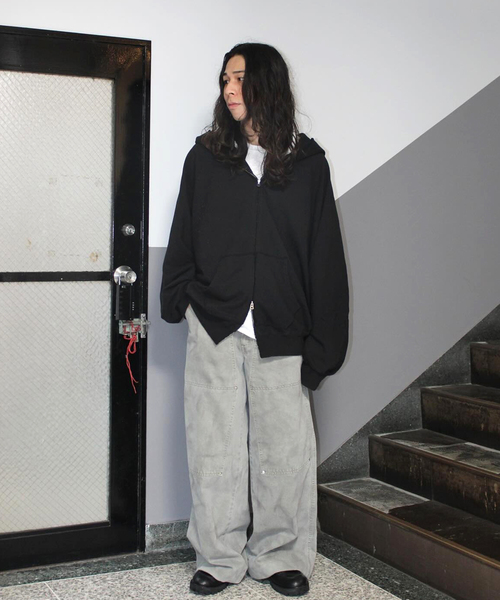 TANAKA(タナカ)の「TANAKA / タナカ WORK JEAN TROUSERS-FOGGY GREEN(デニムパンツ・メンズ・グリーン系その他・31)」の4枚目の写真