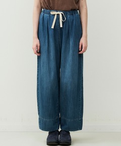 ライトデニムイージーパンツ