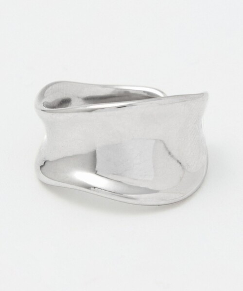 green label relaxing（グリーンレーベルリラクシング）の「【WEB限定】ワイド ニュアンスカーブ リング（リング・レディース・シルバー/ゴールド・FREE）」の10枚目の写真