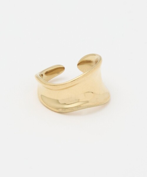 green label relaxing（グリーンレーベルリラクシング）の「【WEB限定】ワイド ニュアンスカーブ リング（リング・レディース・シルバー/ゴールド・FREE）」の12枚目の写真