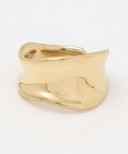 green label relaxing（グリーンレーベルリラクシング）の「【WEB限定】ワイド ニュアンスカーブ リング（リング・レディース・シルバー/ゴールド・FREE）」の13枚目の写真