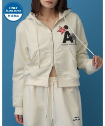 【UNISEX】Wai Kei×ALAND／ＡワッペンZIPフーディ―(ウラケ)