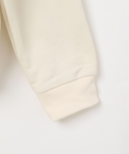 WaiKei（ワイケイ）の「【UNISEX】Wai Kei×ALAND／ＡワッペンZIPフーディ―(ウラケ)（パーカー・レディース・ブラウン/アイボリー/ブラック・SMALL/LARGE/MEDIUM）」の5枚目の写真