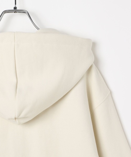 WaiKei（ワイケイ）の「【UNISEX】Wai Kei×ALAND／ＡワッペンZIPフーディ―(ウラケ)（パーカー・レディース・ブラウン/アイボリー/ブラック・SMALL/LARGE/MEDIUM）」の9枚目の写真