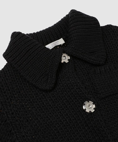 OUAT（オーユーエーティー）の「META KNIT（ニット/セーター・メンズ・パープル/ブラック/ブルーグレー・3/2）」の8枚目の写真