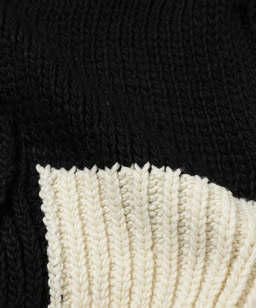 OUAT（オーユーエーティー）の「META KNIT（ニット/セーター・メンズ・パープル/ブラック/ブルーグレー・3/2）」の16枚目の写真