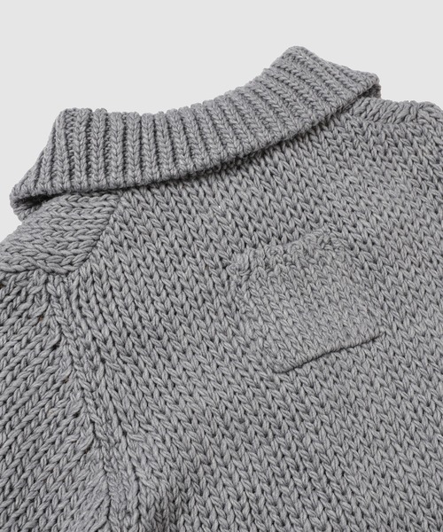 OUAT（オーユーエーティー）の「META KNIT（ニット/セーター・メンズ・パープル/ブラック/ブルーグレー・3/2）」の17枚目の写真