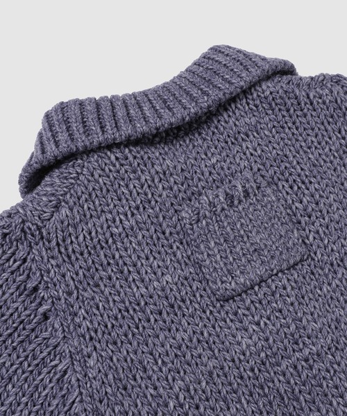 OUAT（オーユーエーティー）の「META KNIT（ニット/セーター・メンズ・パープル/ブラック/ブルーグレー・3/2）」の18枚目の写真