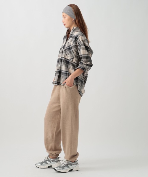 BAYFLOW(ベイフロー)の「ニットジョガーパンツ(その他パンツ・レディース・チャコール/ベージュ・FREE)」の6枚目の写真