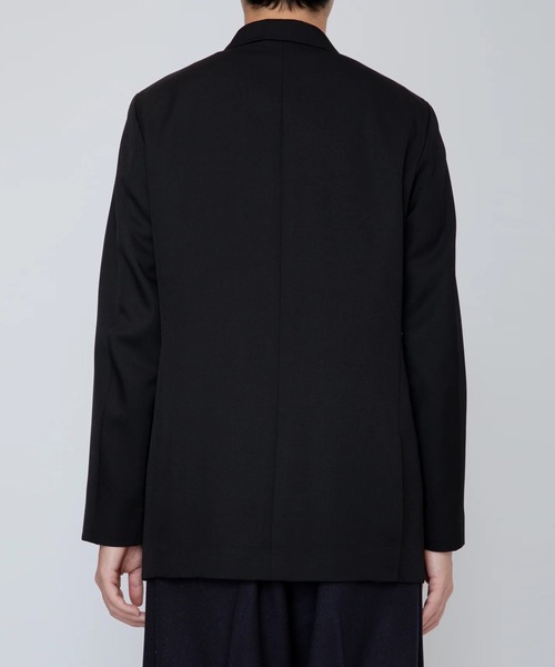 RAINMAKER（レインメーカー）の「【RAINMAKER/レインメーカー】MELANGE TWILL DOUBLE BREASTED JACKET（テーラードジャケット・メンズ・ブラック・4/3）」の3枚目の写真