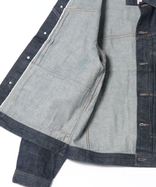 VOLCOM（ボルコム）の「VOLCOM POVJ DENIM JACKET/ボルコムデニムジャケット（デニムジャケット・メンズ・インディゴブルー・SMALL/MEDIUM/LARGE/X-LARGE）」の2枚目の写真