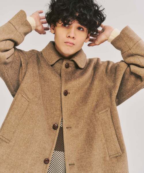 417 EDIFICE（フォーワンセブンエディフィス）の「ラウンドカラーブルゾン（その他アウター・メンズ・キャメル/ネイビー/チャコールグレー・LARGE/SMALL/MEDIUM）」の5枚目の写真