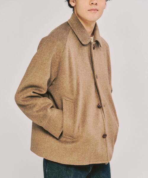 417 EDIFICE（フォーワンセブンエディフィス）の「ラウンドカラーブルゾン（その他アウター・メンズ・キャメル/ネイビー/チャコールグレー・LARGE/SMALL/MEDIUM）」の7枚目の写真