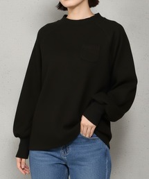 【HOUSTON】ヒューストン ウーマン MHIGH NECK VOLUME L/S THERMAL  ハイネックボリューム長袖サーマル
