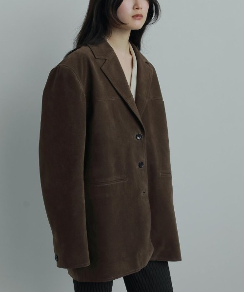 anuke Oversize Double Jacket ブラウン サイズ36 anuke（アンヌーク 
