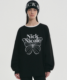 BUTTERFLY SIGNATURE LS TOP_BLACK WHITE