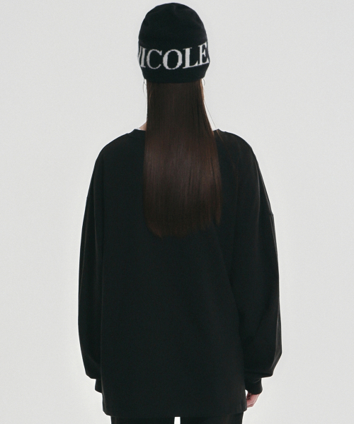 NICK&NICOLE(ニックアンドニコール)の「BUTTERFLY SIGNATURE LS TOP_BLACK WHITE(Tシャツ/カットソー・レディース・その他・FREE)」の3枚目の写真