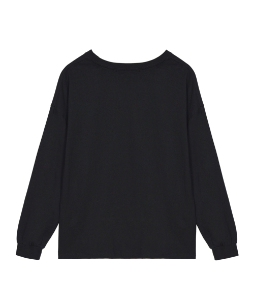 NICK&NICOLE(ニックアンドニコール)の「BUTTERFLY SIGNATURE LS TOP_BLACK WHITE(Tシャツ/カットソー・レディース・その他・FREE)」の8枚目の写真